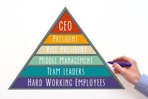 corporate hierarchy pyramid