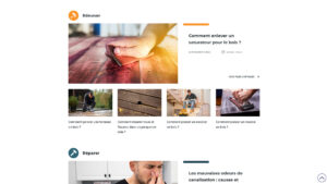 Blog associé à une boutique en ligne